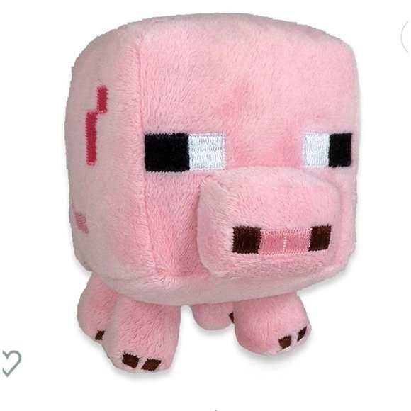 Minecraft Other - 3 Minecraft Toys 2013 Mojang - Creeper, Red Mog, Pink Baby